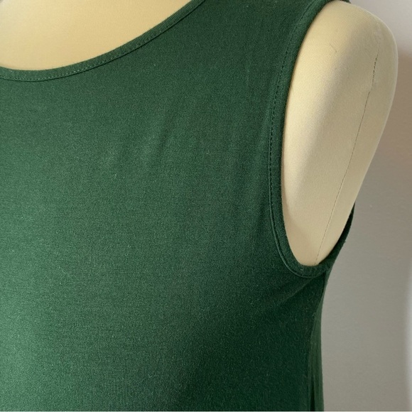 J. Jill Dark Pine Wearever Collection Sleeveless Top - Picture 4 of 7